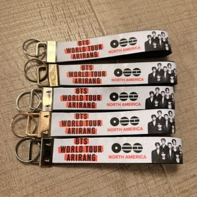 BTS Keychain Wristlets